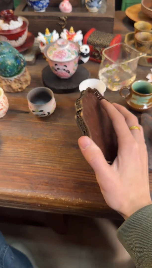 【闪购商品】（新品）花口铜壶承