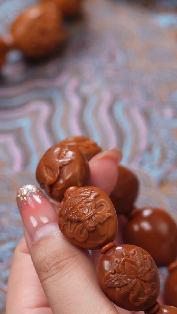 手串/手链橄榄核春***谷吉祥八宝