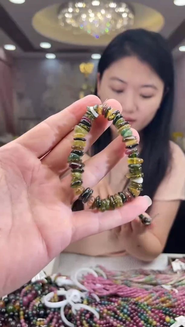 /未镶嵌碧玺碧玺手串多样性发货