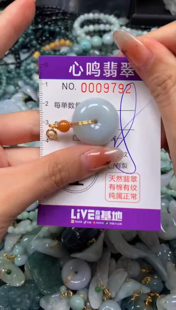 翡翠未镶嵌颈饰闪购009792