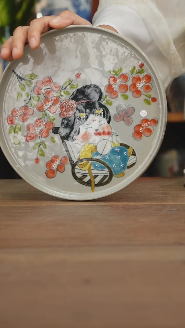 现代景德镇设计师釉下手绘陶瓷餐具*