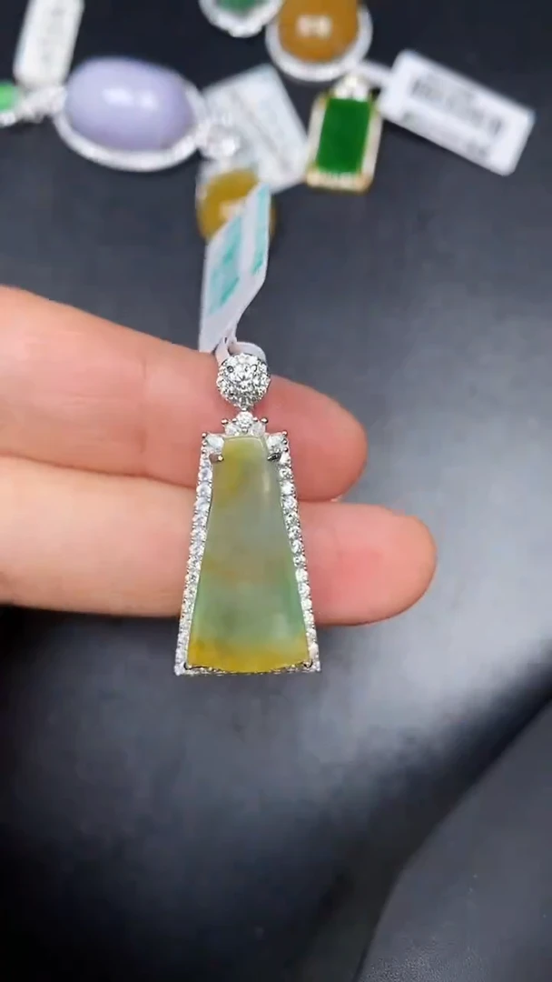 银S925镶嵌戒指翡翠3100