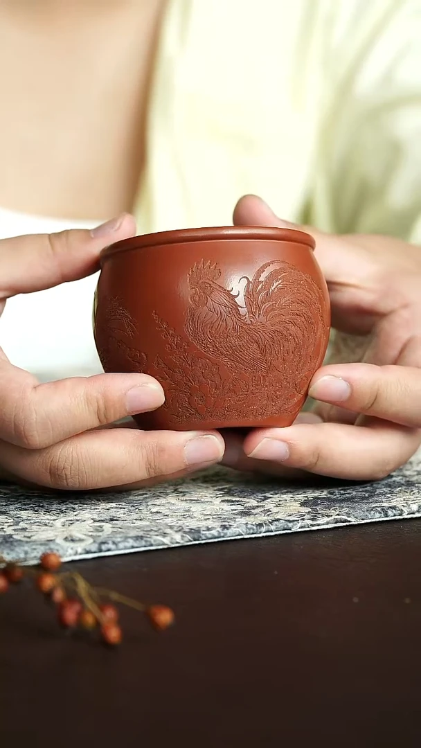 茶杯紫砂32号宜兴紫砂主人杯