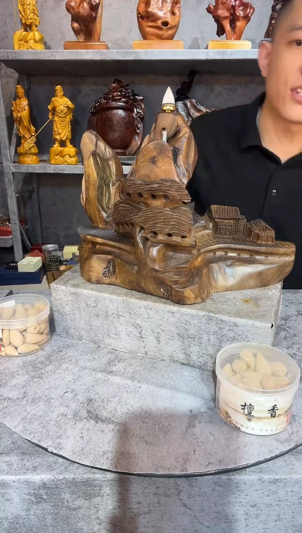 金丝楠金丝楠木精工雕刻摆件