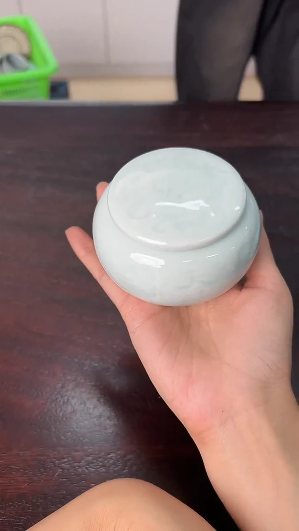 龙泉云间青瓷小米茶器