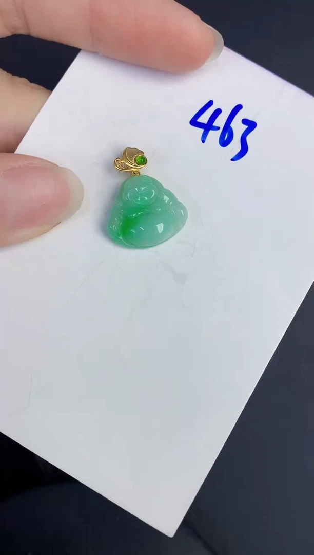 颈饰未镶嵌翡翠缅甸天然翡翠A货