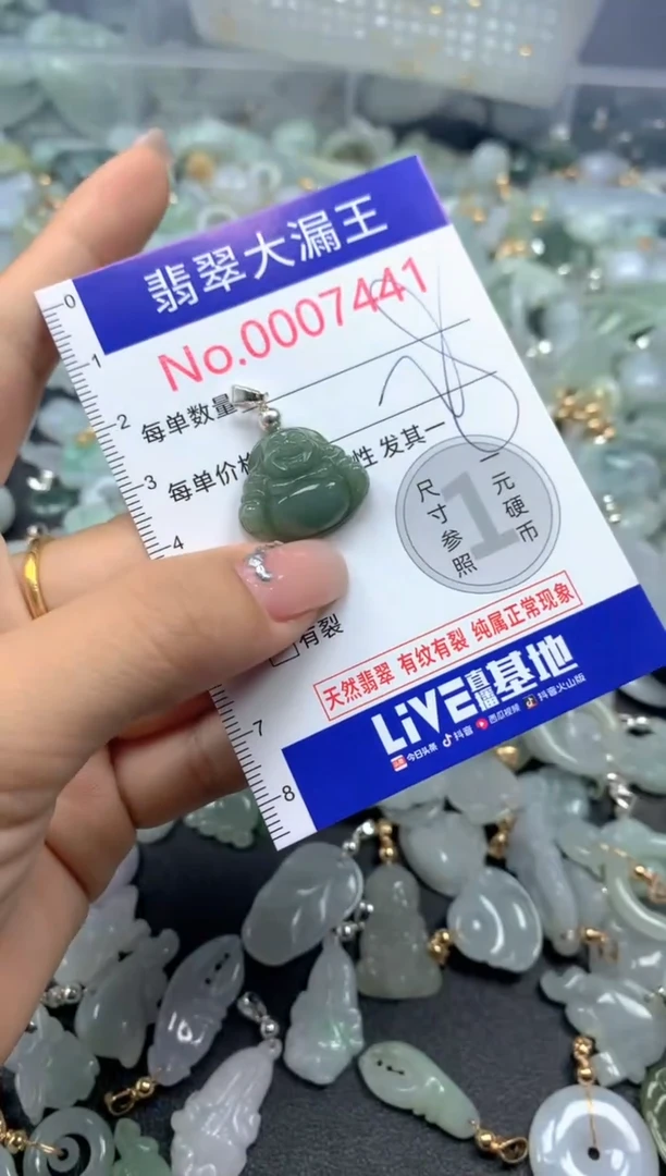 颈饰未镶嵌翡翠7441