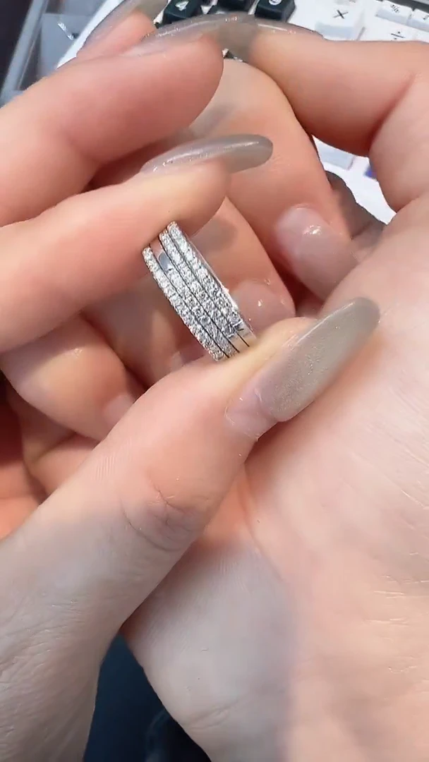 【闪购商品】钻石戒指/指环18K金镶嵌多样性发一