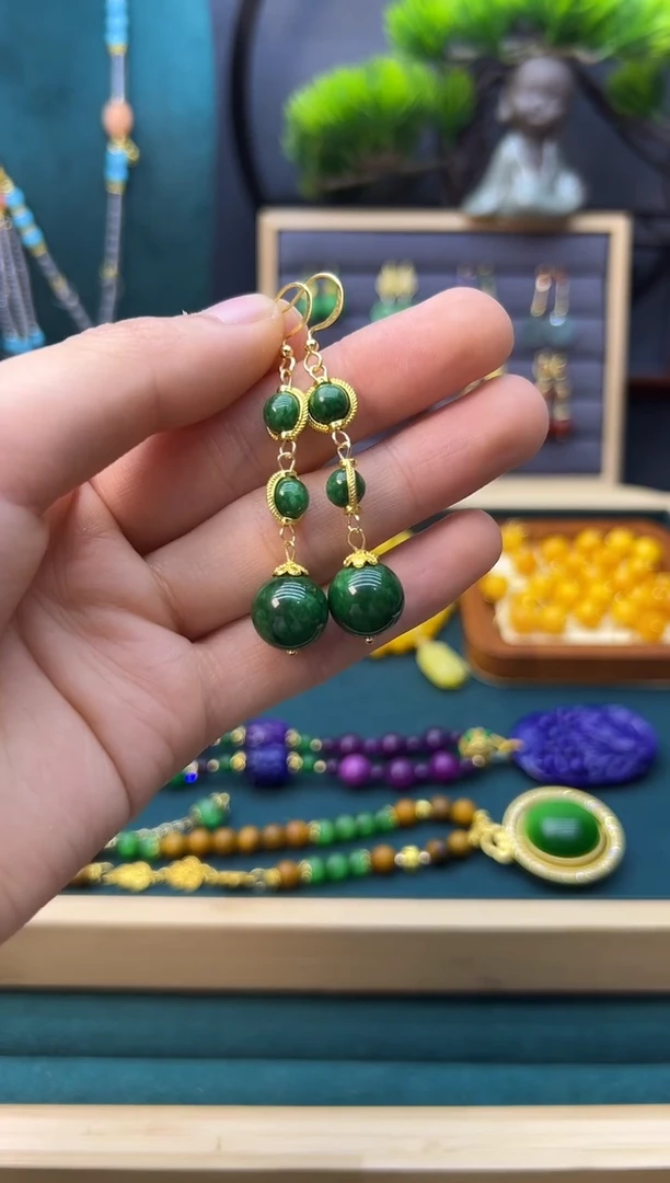 【闪购商品】翡翠颈饰14K金镶嵌E264