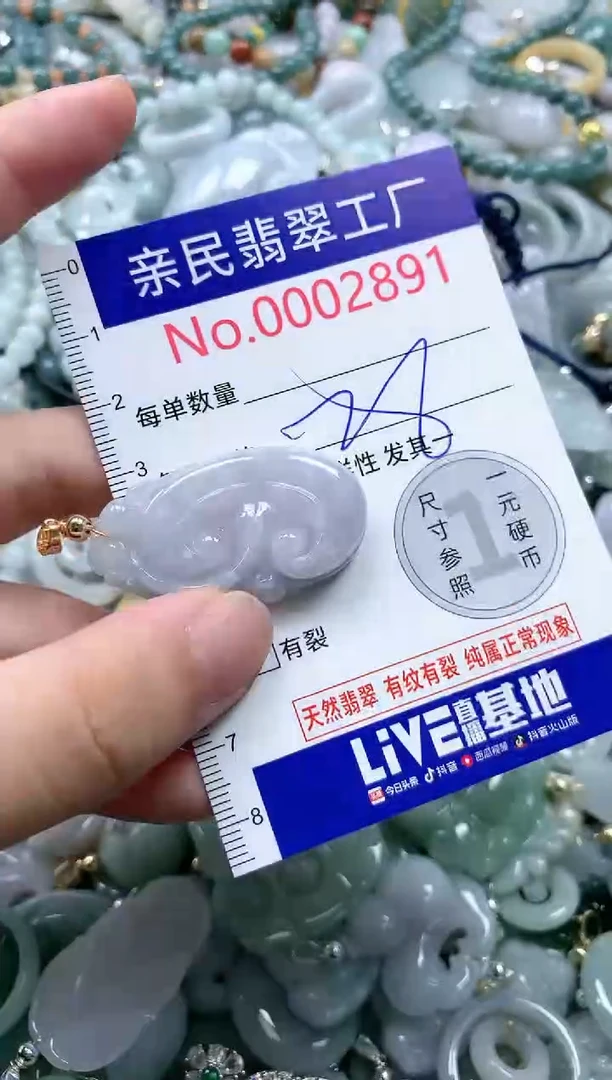 翡翠未镶嵌吊坠(不含链)2891