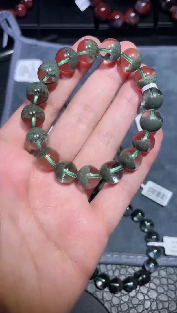 【闪购商品】水晶手链未镶嵌绿幽灵单圈A12（多样性发其一）