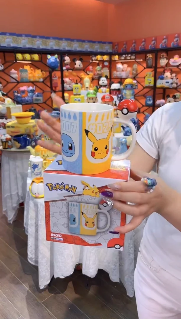 瓷片@@神奇宝贝第一世代陶瓷水杯（礼盒）