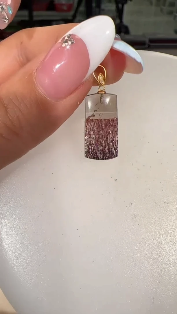 吊坠（赠链）18K金镶嵌水晶1452XYH