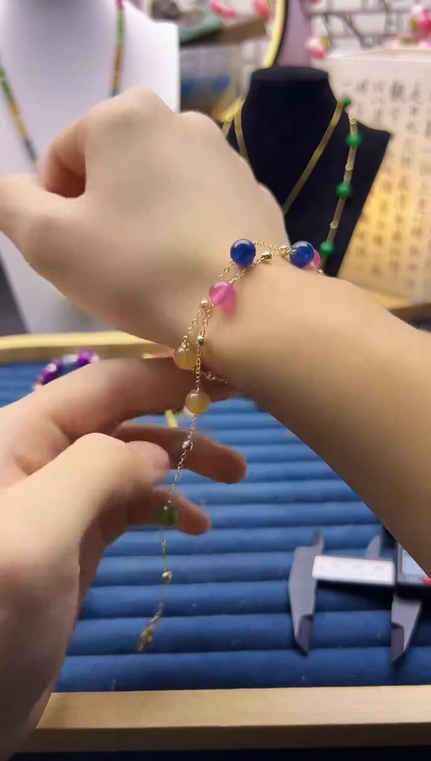 【闪购商品】碧玺颈饰14K金镶嵌X246