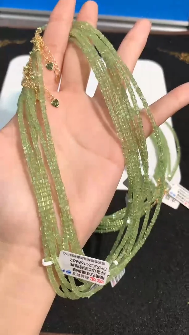 【闪购商品】水晶手链未镶嵌橄榄石锁骨链