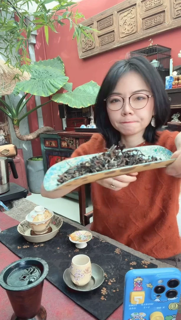 摆件陶东方美人茶叶5泡