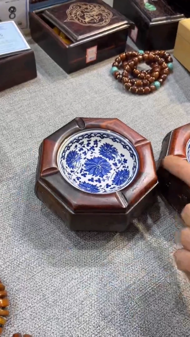 黄花梨/降香黄檀笔洗烟缸啊啊啊啊啊啊啊