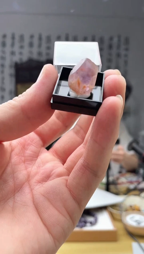 水晶手链未镶嵌紫水晶影山矿标
