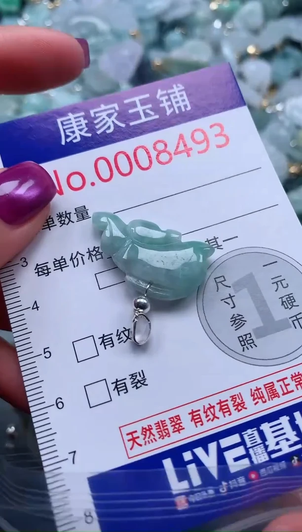 颈饰未镶嵌翡翠8493