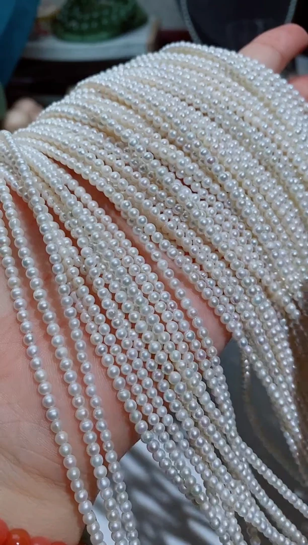 淡水珍珠银S925镶嵌颈饰A1多样性发其一