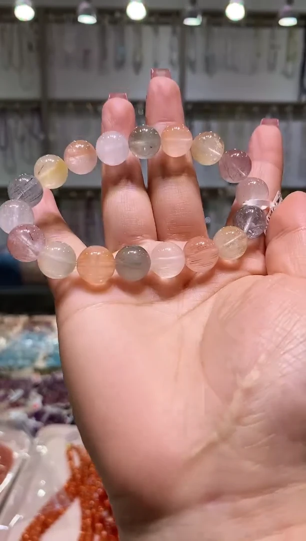 未镶嵌手链水晶多样性发其一兔毛11.5+