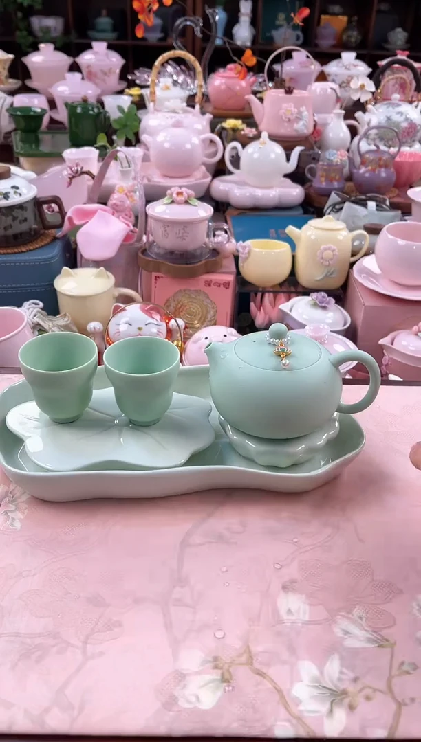 瓷片茶具：库存仅剩1件