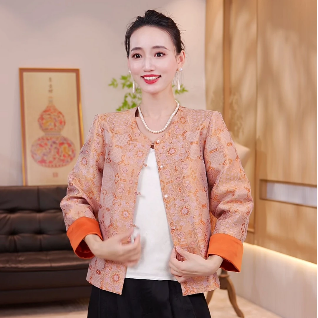 早秋新款女士短款气质百搭休闲装外套JX0148