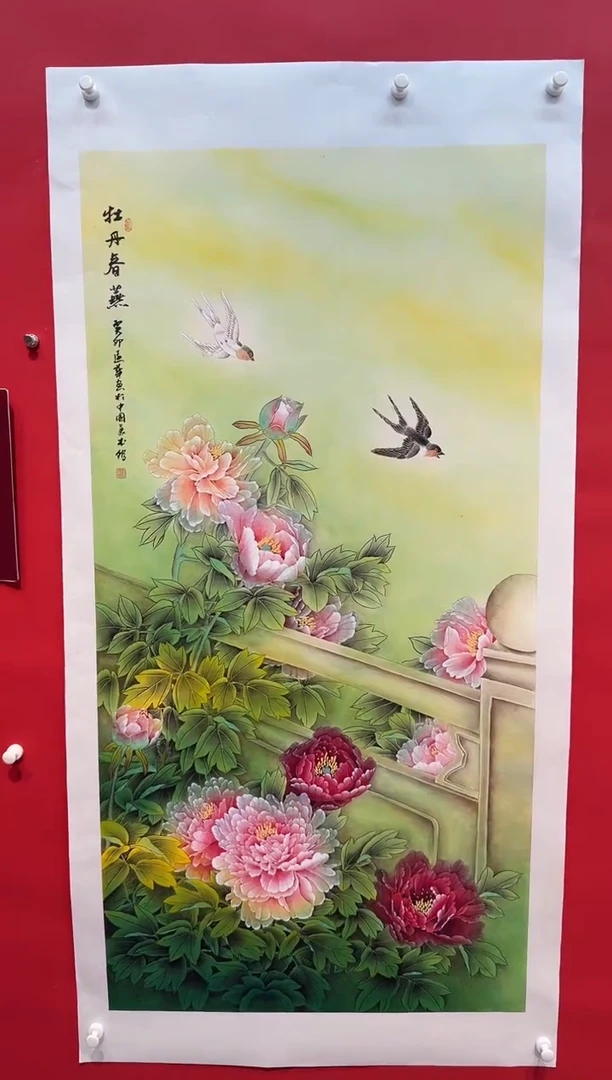 国画画家陆远华纯手绘原作