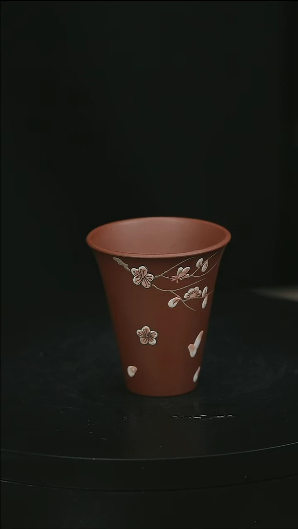 茶壶紫砂F169堆绘闻香杯