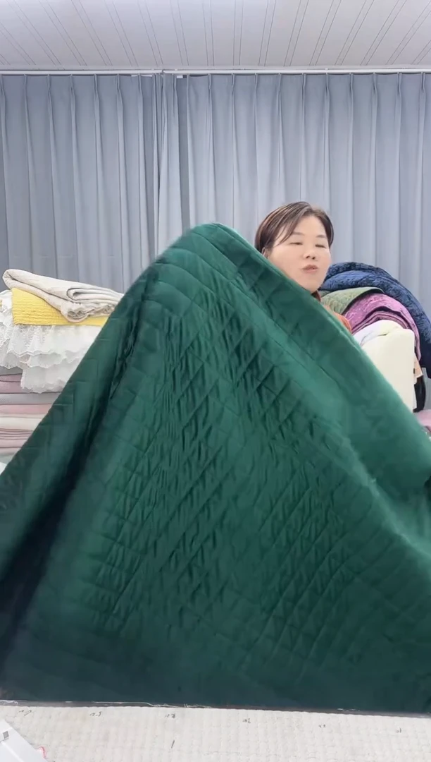 棉绿色荷兰绒2.4*2.6