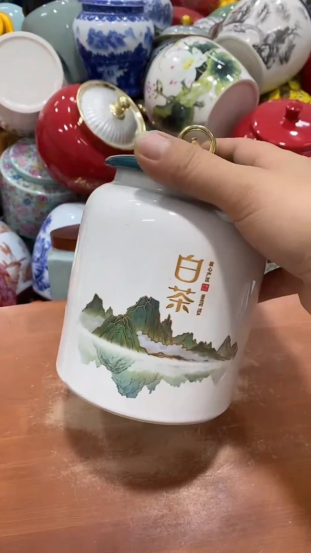 摆件茶叶罐密封罐储存罐