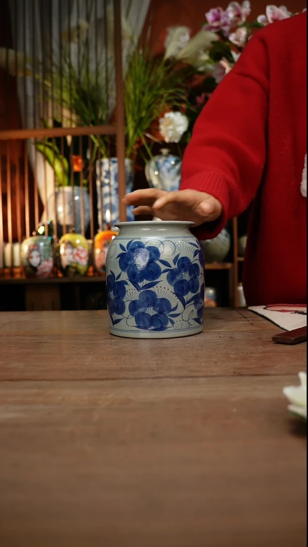 当代高温釉下彩手绘陶瓷餐具