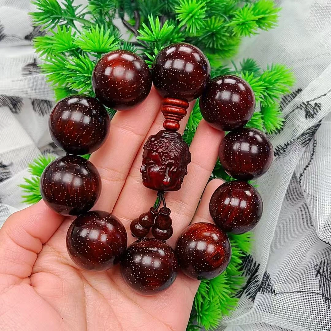 【唯真文创】2.5紫檀爆星+一念【150】