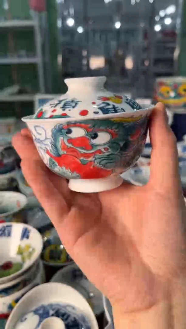 陶瓷昨明景德镇陶瓷：盖碗