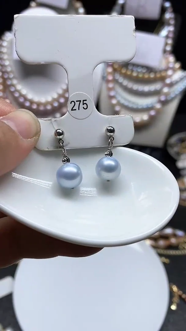 【闪购商品】淡水珍珠耳饰未镶嵌多人