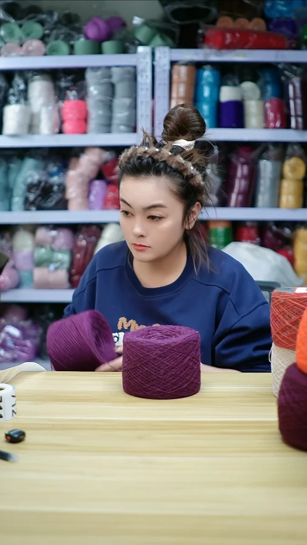 羊毛欢姐手编线704