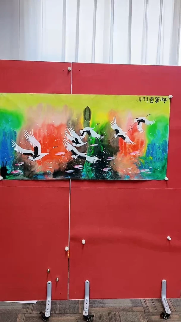 【闪购商品】绘画赵燮绘画8平尺金袍仙鹤