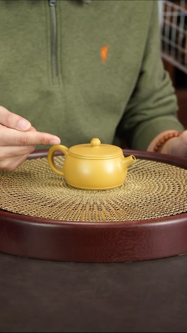 茶壶紫砂黄金朱泥