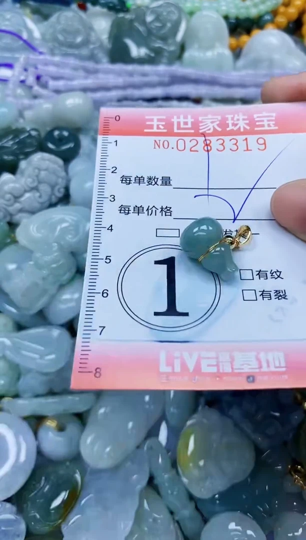 翡翠未镶嵌颈饰闪购0283319