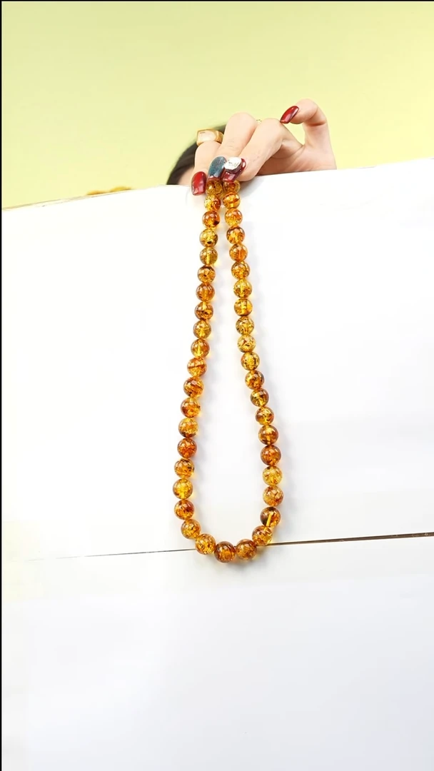 【闪购商品】琥珀颈饰未镶嵌多样性发一