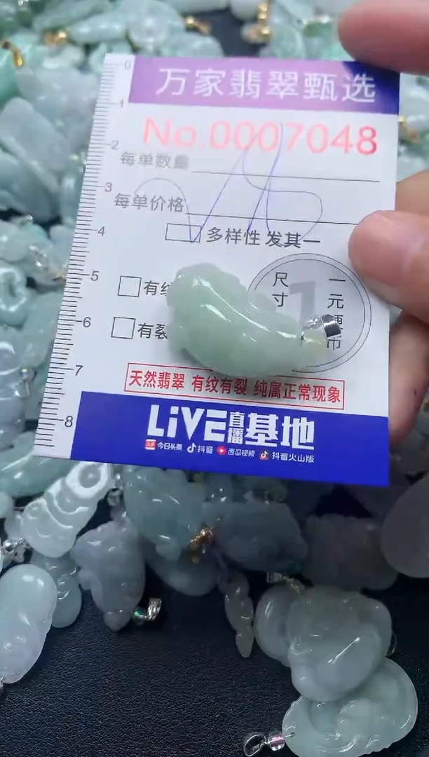 颈饰未镶嵌翡翠7048