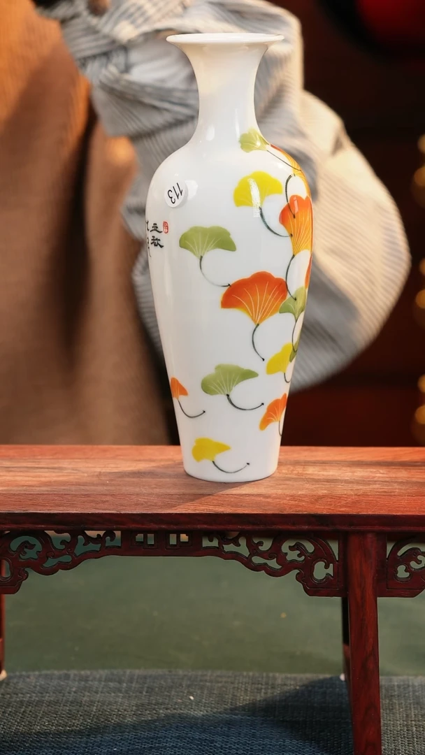 【闪购商品】摆件釉下五彩纯手工手绘原创瓷器