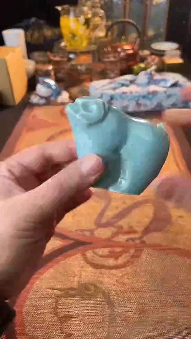 瓷片橙散瓷默认微瑕，看清尺寸品相再拍