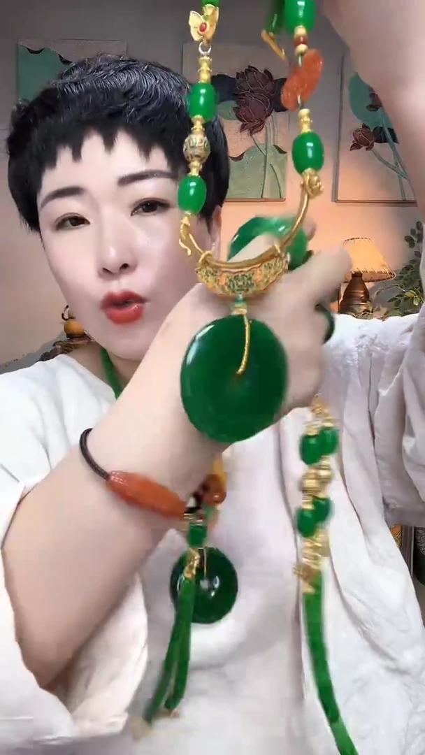 吊坠(赠链)合金翡翠.*谊838