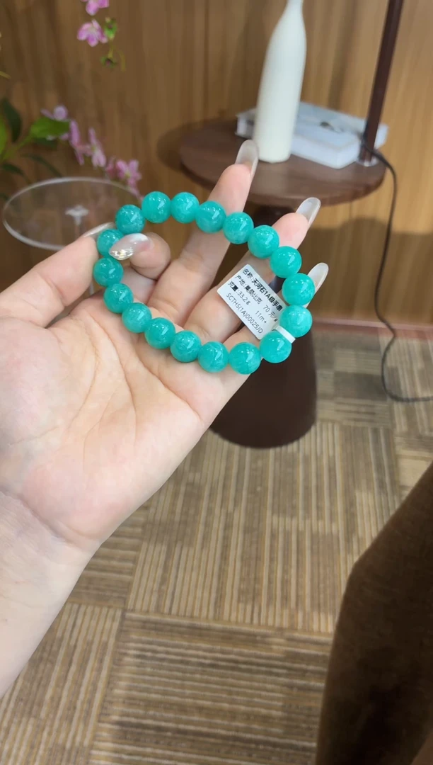 未镶嵌手串天河石莫桑比克天河石11m+