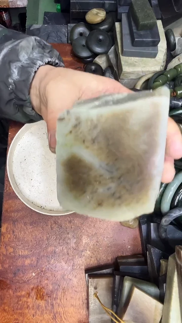 未镶嵌和田玉珠宝半成品1