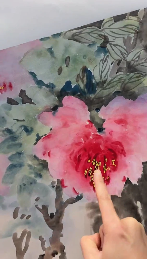 【闪购商品】国画孙桂国老师字画带亲笔合影证书15-131