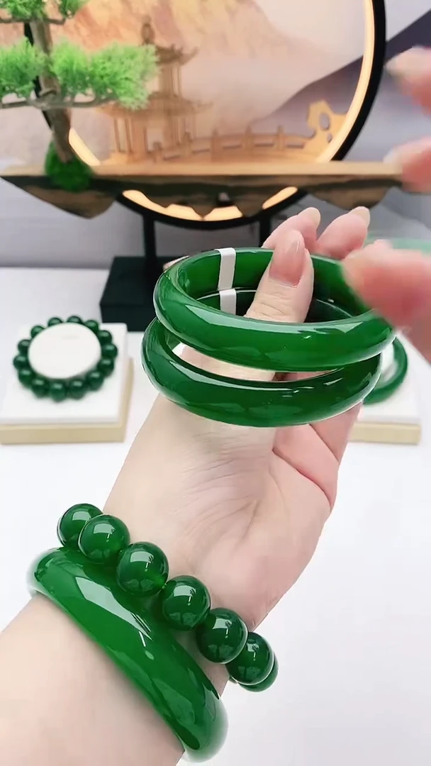 玛瑙/玉髓手镯未镶嵌用**儿帝王之色手镯