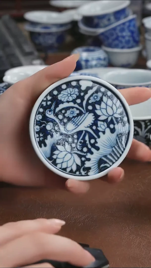 景德镇高端茶器七**?景德镇墨奈纯手工手绘高端茶器