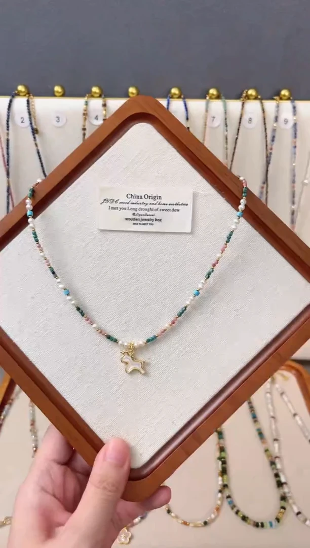 石英质玉钛钢颈饰5号